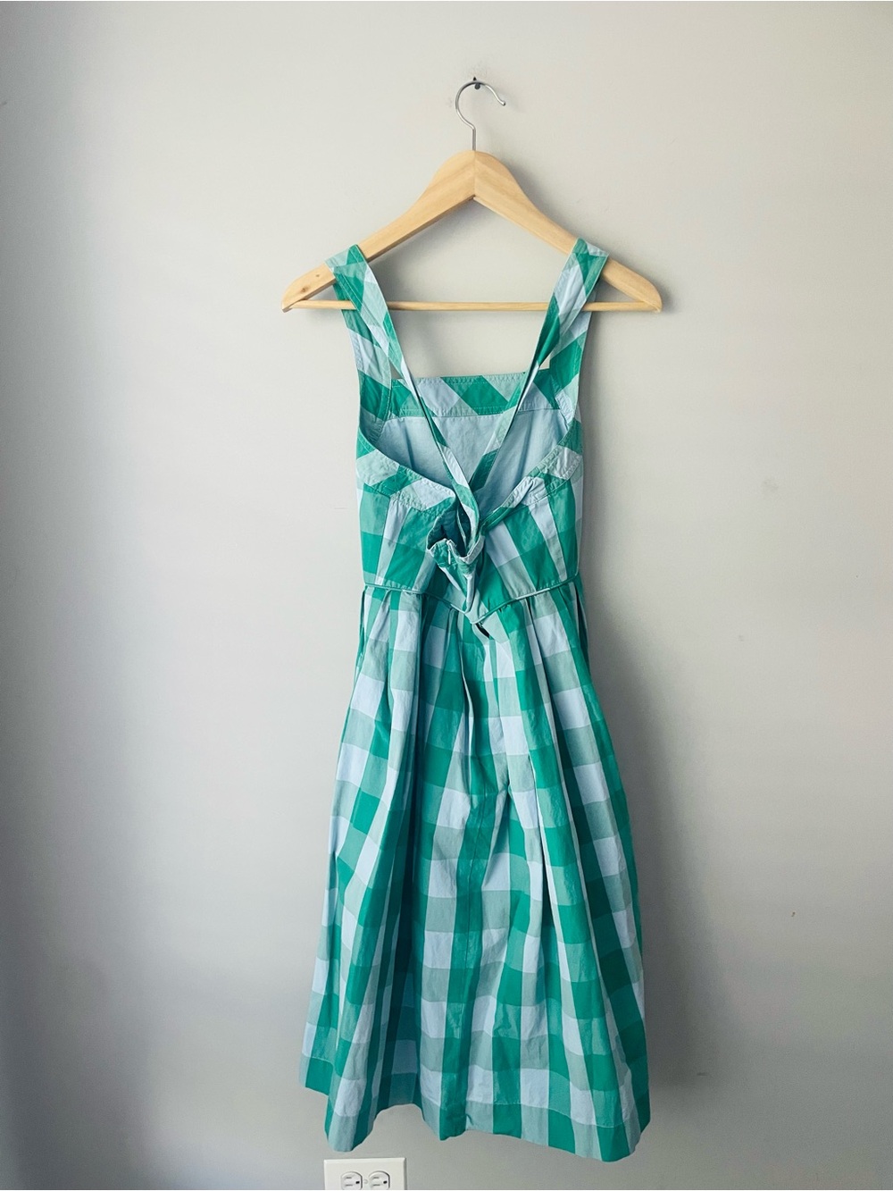J. Crew Gingham Midi Dress - Picture 6 of 7
